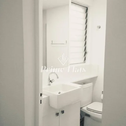 Imagem Apartamento disponível para locação no Condomínio Edifício Tabapua Plaza, com 35m², 1 dormitório e 1 vaga de garagem