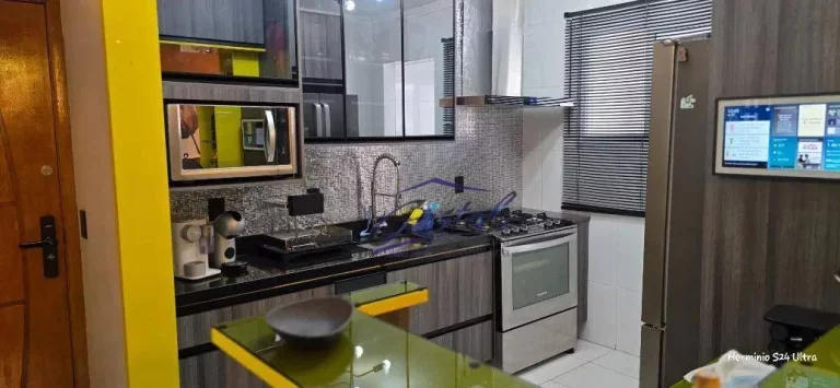 Imagem Apartamento com 3 dormitórios à venda, 111 m² por R$ 1.190.000,00 - Guilhermina - Praia Grande/SP