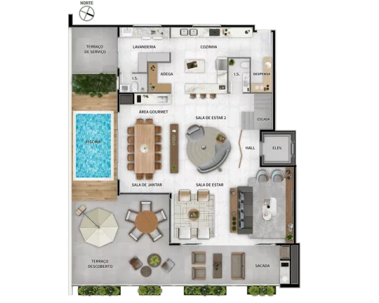 Imagem Sublime - Breve Lançamento - Apartamento à venda no bairro Batel - Curitiba/PR