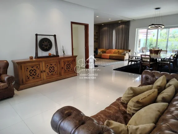 Imagem Imperdível oportunidade: Casa de luxo em condomínio na Enseada, Guarujá-SP! 6 quartos, 6 suítes, 3 salas, 7 banheiros, 4 vagas de garagem, 300m².