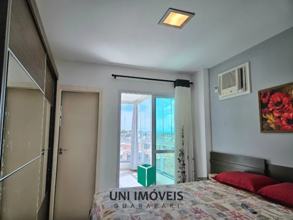 Imagem Amplo apto 2 quartos/suíte, à Venda na Praia do Morro - Prédio com elevador e vista montanhas !