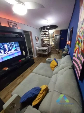 Imagem Cobertura com 128 metros, 3 dormitórios, 1 vaga com excelente localização proximo a comércios e principais avenidas.,