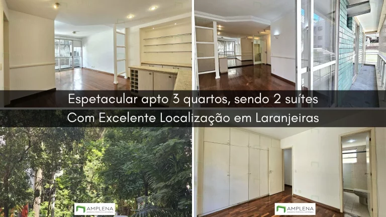 Apartamento 3 quartos com Localização Privilegiada à venda em Laranjeiras - Rio de Janeiro/RJ