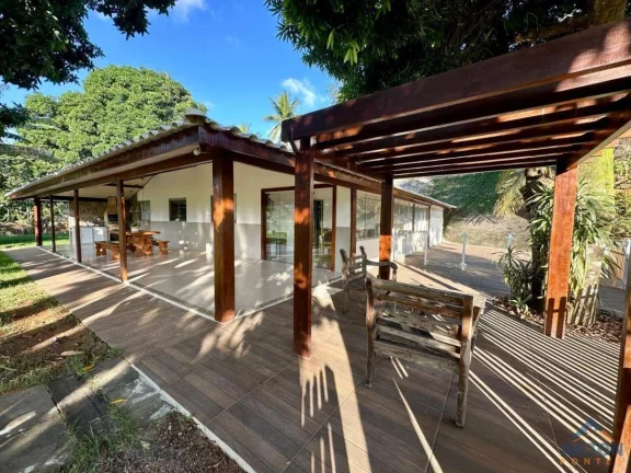 Imagem Chácara com excelente casa, composta de 4 quartos, Localizada entre a Praia de Ubú e Jabaquara.