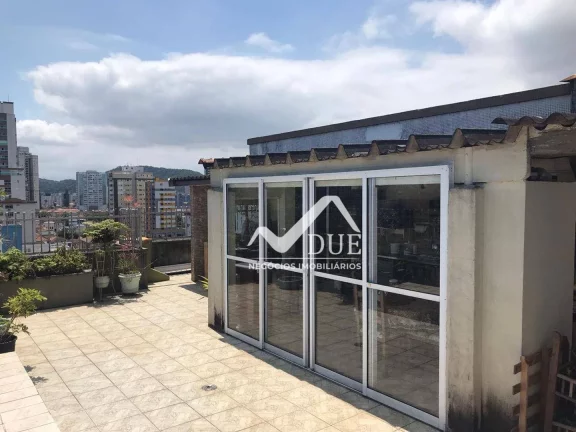 Imagem Cobertura com 3 dormitórios à venda, 215 m² por R$ 800.000,00 - Boqueirão - Santos/SP