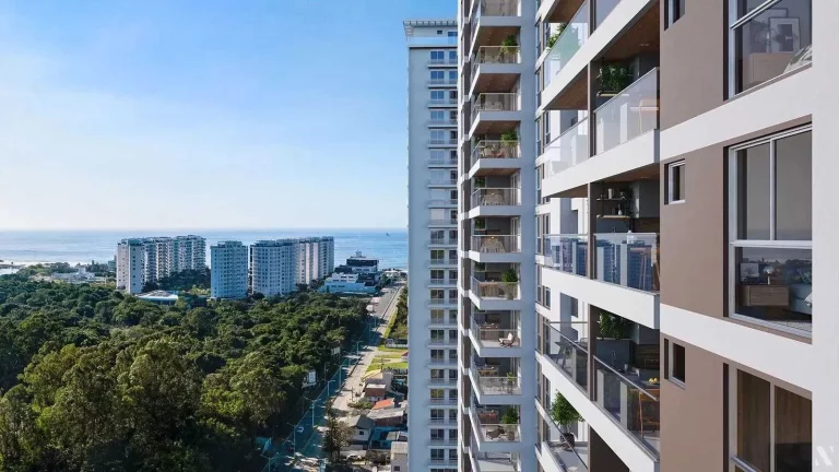Imagem Apartamento na planta com 2 suítes e 2 vagas de garagem na Praia Brava de Itajaí/SC