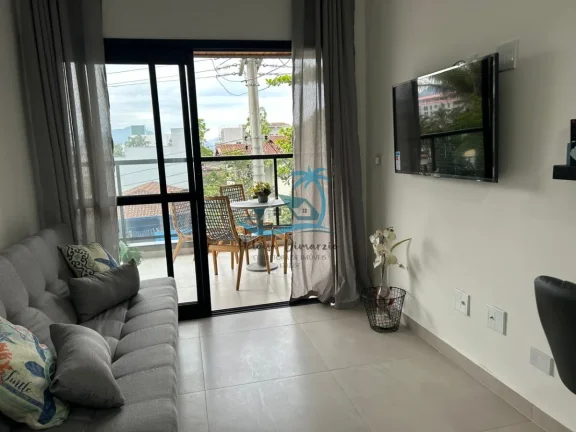 Imagem Apartamento novo e mobiliado com 2 dormitórios e 3 banheiros a venda à 200 metros da Orla do Itaguá em Ubatuba.