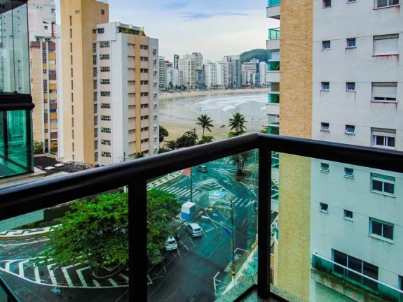 Imagem Astúrias - Apartamento com vista para o mar - Andar alto - Ótima localização.