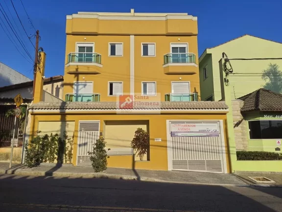 Imagem Cobertura para Venda em Santo André, Jardim Santo Antônio, 2 dormitórios, 2 banheiros, 1 vaga