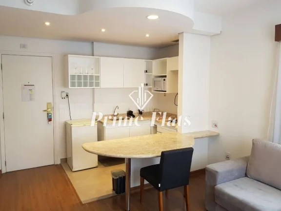 Imagem Flat disponível para venda no Mercure São Paulo JK, com 33m², 1 dormitório e 1 vaga de garagem