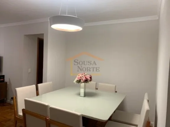 Imagem Apartamento com 70m², dispõe de 2 dormitórios, 2 banheiros, sendo um deles de serviço, sala para...