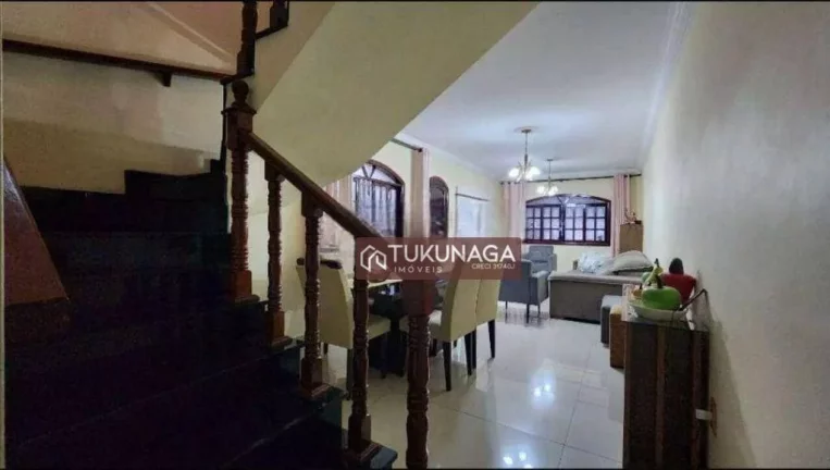 Imagem Sobrado com 3 dormitórios à venda, 167 m² por R$ 690.000 - Cidade Jardim Cumbica - Guarulhos/SP