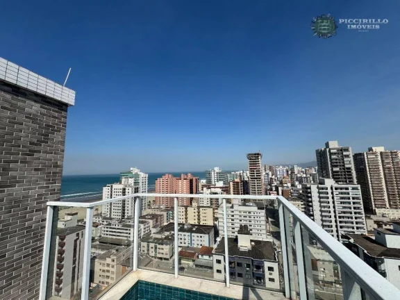 Imagem Cobertura com 3 dormitórios à venda, 128 m² por R$ 2.200.000,00 - Vila Guilhermina - Praia Grande/SP