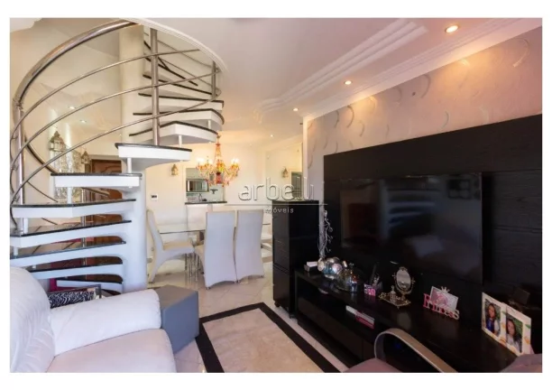 Imagem Lindíssima cobertura com 176 metros quadrados, parte inferior da cobertura conta com 3 dormitórios...