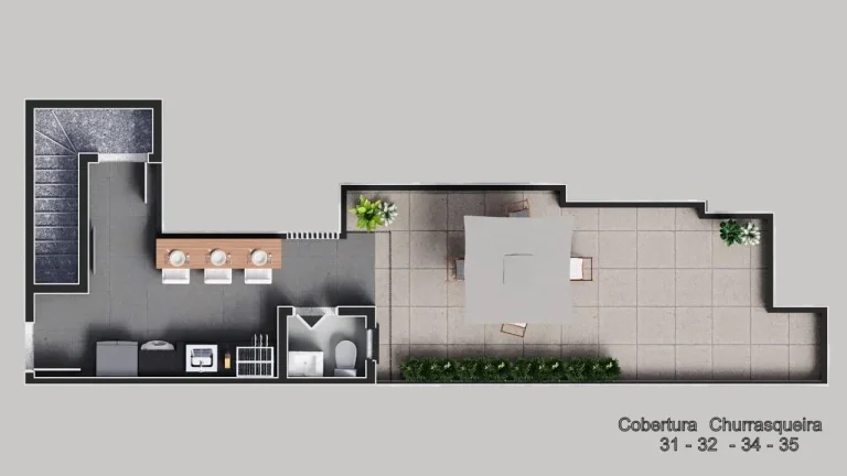 Imagem Apartamento Garden para Venda em Santo André / SP no bairro Campestre