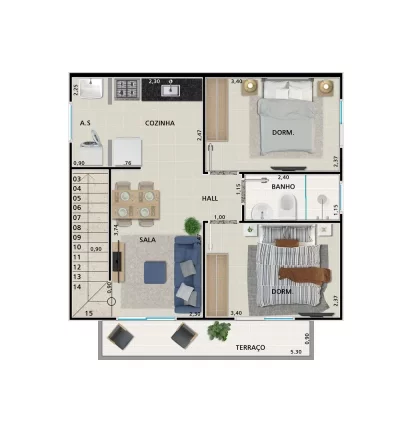 Imagem Casa com 2 dorms, Vila Sônia, Praia Grande - R$ 220 mil, Cod: 1802