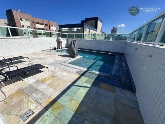 Imagem Cobertura com 3 dormitórios à venda, 158 m² por R$ 3.550.000,00 - Embaré - Santos/SP