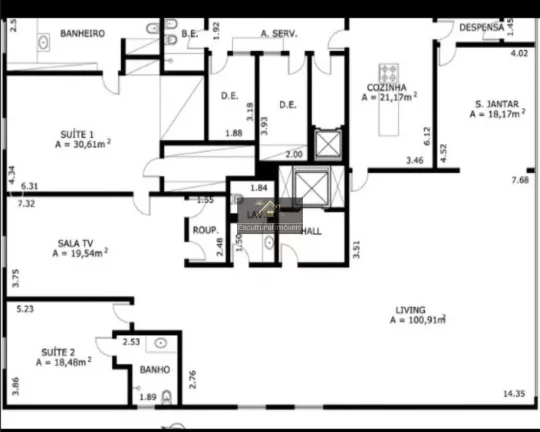 Imagem APARTAMENTO ALTO PADRÃO 425,00 M ÁREA ÚTIL 4 DORMITÓRIOS COM 2 SUÍTES SALA 4 AMBIENTES VISTA PACAEMBU 3 VAGAS RECARGA CARRO ELÉTRICO PRÓXIMO V. BOIM