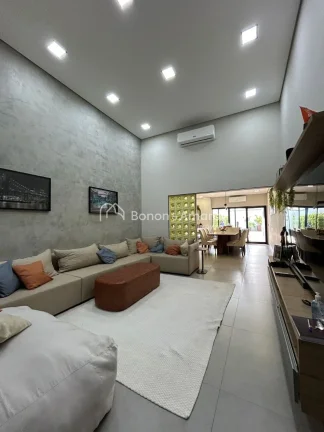 Imagem Casa nova no Condomínio Aurora em Paulínia em terreno de trezentos metros com três quartos sendo ...