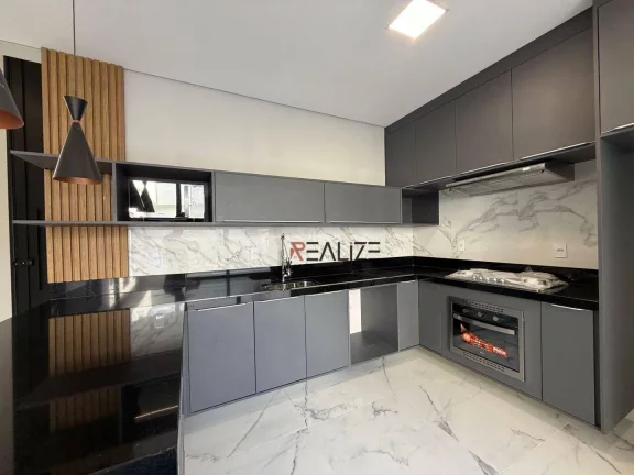 Imagem Casa térrea com 3 suítes à venda, 191 m² por R$ 1.890.000 - Condomínio London Park - Indaiatuba/SP