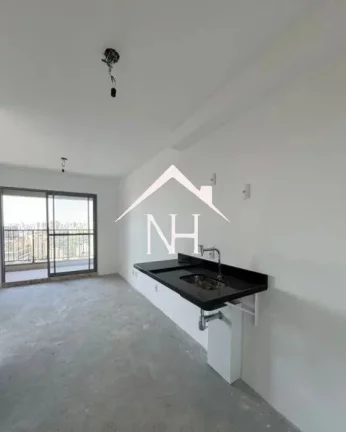 Imagem Studio de 25m² com Dormitório, Varanda, Terraço Externo com Horta, Salão de Festas, Piscina com Spa, Deck Molhado, Fitness, Churrasqueira, Espaço Zen