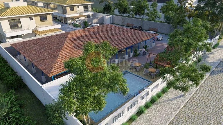 Imagem Lançamento casa com 4 suítes, área de lazer, Portinho - Cabo Frio