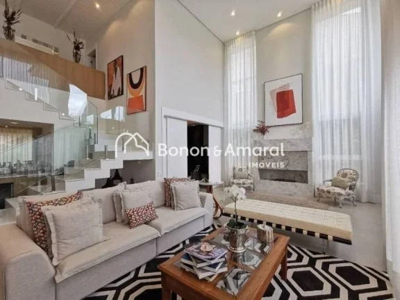 Imagem Magnífica casa mobiliada, Casa moderna, com sala de estar com pé direito duplo, lareira a gás em ...