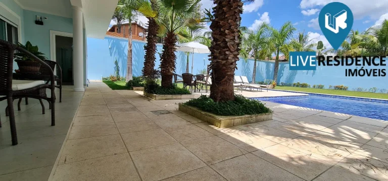 Imagem Casa Térrea, Alto Padrão, 4 Suítes e Piscina no Parque da Fazenda