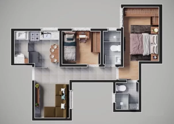 Imagem Comprar cobertura com 2 quartos em bairro Campestre Santo André SP, apartamento sem condonomínio com elevador, apartamento sem condomínio em Santo An