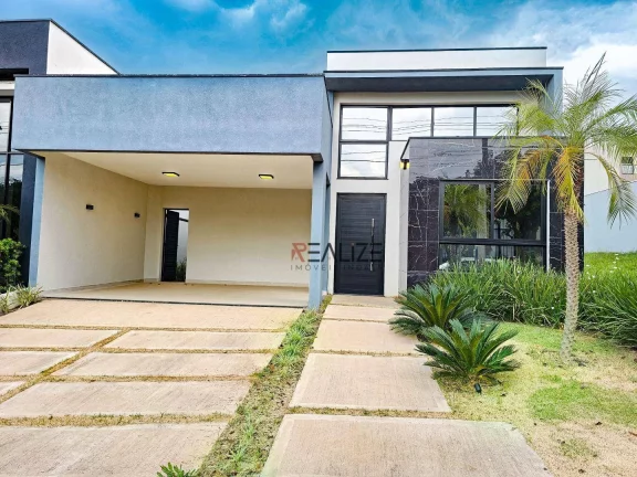 Imagem Casa com escritório e 3 dormitórios à venda, 195 m² por R$ 1.395.000 - Condomínio Jardim Piemonte - Indaiatuba/SP