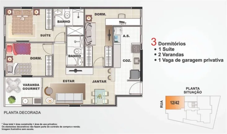 Imagem APARTAMENTO COM 71.23 m² - CENTRO - SAO VICENTE SP
