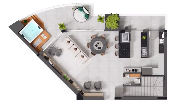 Imagem Apartamento com 2 suítes no Cristo Rei