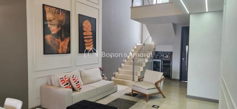 Imagem Casa no Condomínio Flor da Serra em Valinhos, com 293m² de área privativa em um terreno de 340m²...