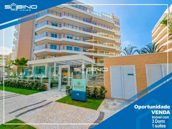 Imagem Apartamento à Venda no Edifício Búzios, com 3 dormitórios 1 suíte 110m² - Riviera de São Lourenço
