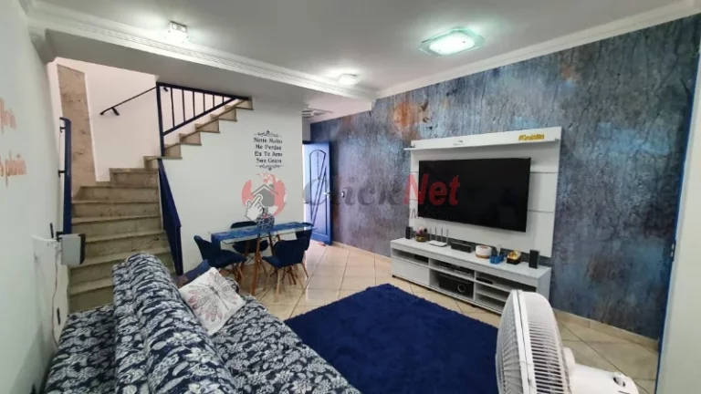 Imagem Lindo sobrado todo reformado em condomínio fechado em excelente local, Centro, São Bernardo do Campo com 3 dormitórios, sendo 1 suíte, 2 vagas, 110 m².