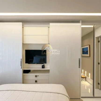 Imagem Vendo Apartamento com decoração de luxo na Graça: 108m², nascente, vista mar, porteira fechada, 2 s