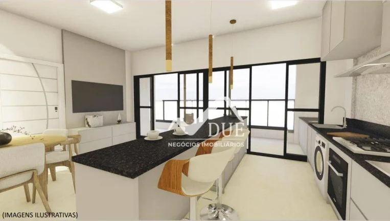 Imagem Apartamento com 2 quartos c/ lazer à venda, 75 m² por R$ 994.420 - José Menino - Santos/SP