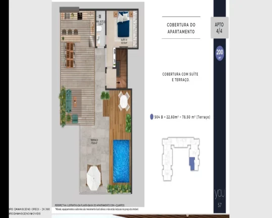 Imagem Oportunidade única! Apartamento à venda em Vilas do Atlântico, Lauro de Freitas-BA: 2 quartos, 1 suíte, 2 salas, 1 banheiro, 1 vaga de garagem, 68m².