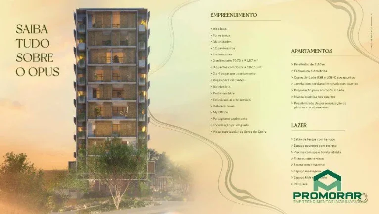 Imagem Apartamento em Alto Padrão, 3 quartos, suíte, 2 vagas, à venda no Sion