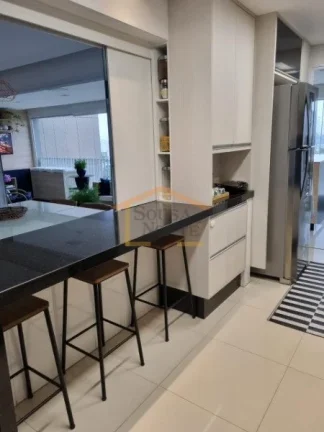 Imagem Apartamento 3 dormitórios, sendo 3 suítes, rico em armários, sala ampla, lavabo, varanda gourmet ...