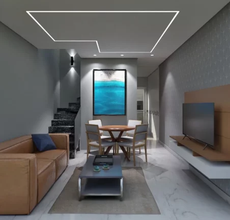 Imagem Sobrado de Condomínio com 2 dorms, Vila Tupi, Praia Grande - R$ 262 mil, Cod: 1946