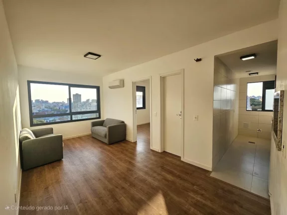 Apartamento à venda em Porto Alegre, Farroupilha, com 1 quarto, 44,05m2