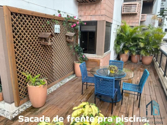 Imagem Apartamento mobiliado e decorado, com 325 m2 de área privativa, 4 quartos (2 suítes), 3 vagas Florianópolis SC