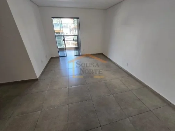 Imagem Apartamento com 53,17m², 2 dormitórios, banheiro, sala com varanda, cozinha e área de serviço. O...