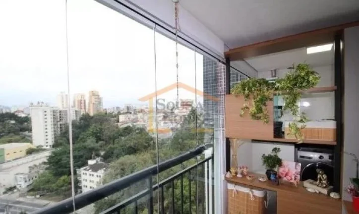 Imagem Apartamento com 42 m², composto por 1 dormitório, 1 banheiro, sala integrada com varanda e área d...