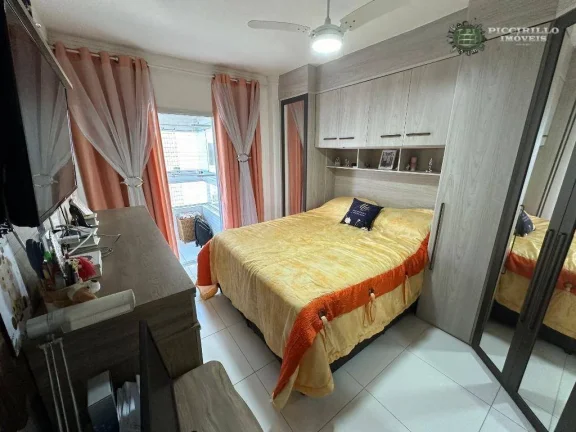 Imagem Apartamento com 2 dormitórios sendo 2 suítes à venda, 107 m² por R$ 599.000 - Aviação - Praia Grande/SP