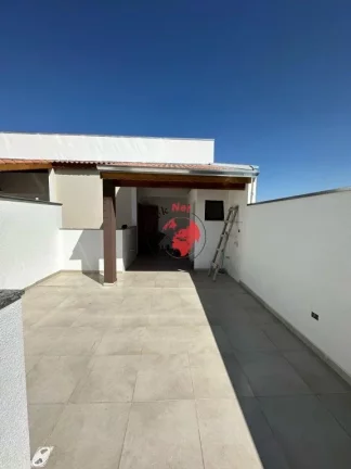Imagem Linda cobertura nova à venda, elevador com acesso exclusivo à cobertura, localizada no Jardim Alvorada, Santo André, com 2 dormitórios, 1 vaga, 80 m².