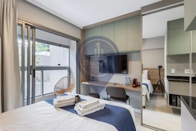 Imagem Studio à venda em Indianópolis, São Paulo-SP: mobiliado, 20,00 m². Viva com qualidade e comodidade! Agende sua visita agora!