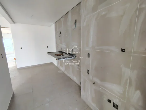 Imagem Apartamento lançamento na Enseada, próximo a Unaerp Guarujá-SP: 1 quarto, 2 salas, 1 banheiro, 1 vaga, 55m² de área. Aproveite!