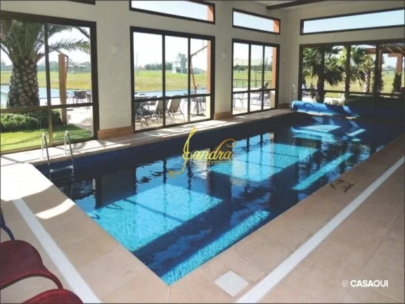 Imagem Terreno em condomínio fechado beira de lago com 460m2